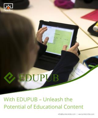 With EDUPUB – Unleash the Potential of Educational Content