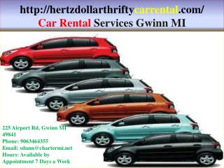 Car Rental Services Gwinn MI