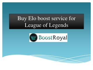 Buy Elo boost service for League of Legends
