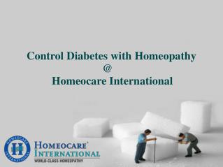 Restore your Diabetes health with homeopathy