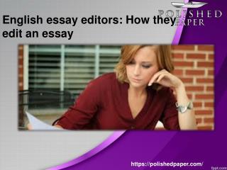 English essay editors how they edit an essay