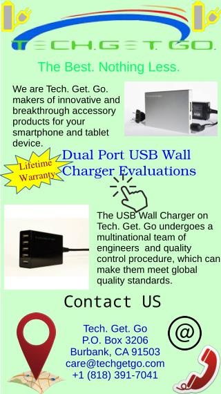 Dual Port USB Wall Charger Evaluations
