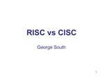 RISC vs CISC