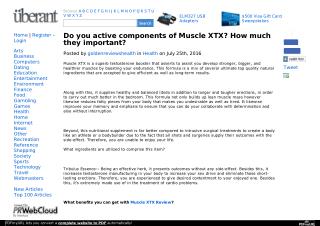 How you can use of The Muscle XTX Testosterone Booster?