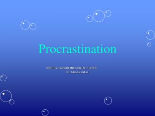 Procrastination