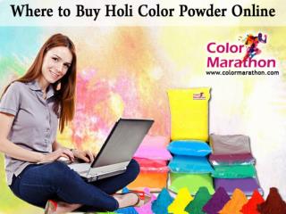 Where to Buy Holi Color Powder Online