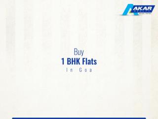 Buy 1 BHK Flats in Goa.