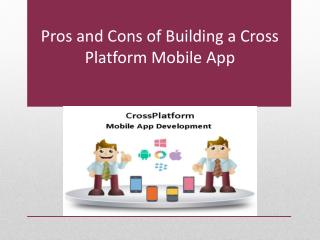 Pros and Cons of Building a Cross Platform Mobile App