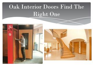 Oak Interior Doors Find The Right One