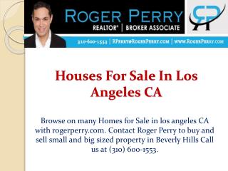 Houses For Sale In Los Angeles CA
