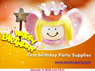 Best First Birthday Party Supplies in Singapore