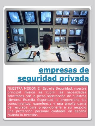 empresas de seguridad privada