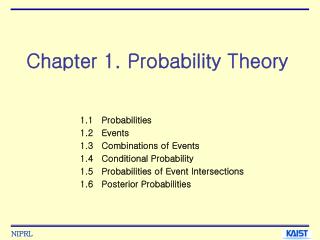 PPT - Chapter 1. Probability Theory PowerPoint Presentation, Free ...