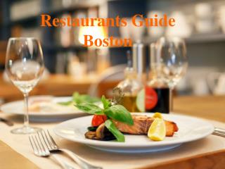 Restaurants Guide Boston