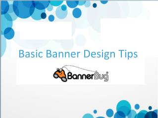 Basic Banner Design Tips