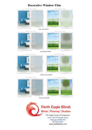 Decorative Film shades