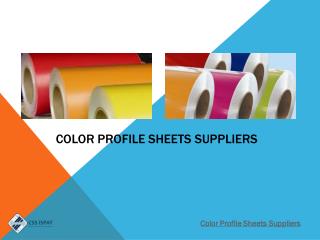 Color Profile Sheets Suppliers