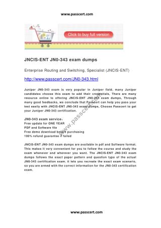 JNCIS-ENT exam JN0-343 dumps