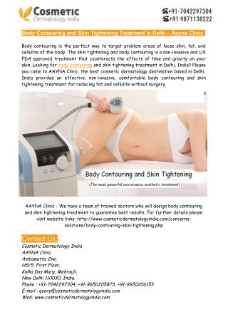Body Contouring and Skin Tightening Treatment Delhi
