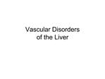 Vascular Disorders of the Liver
