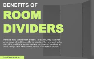 The Ways in Which Room Dividers Can Be Beneficial