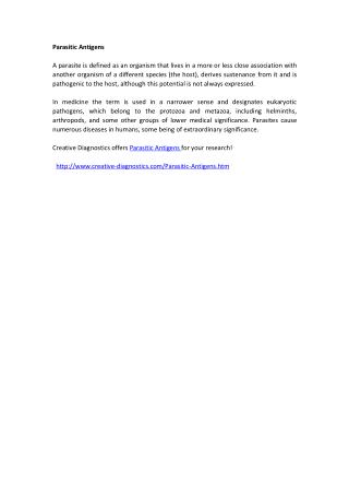 Bacterial Antigens
