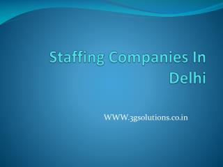 Guide To Choose The Right Staffing Agency