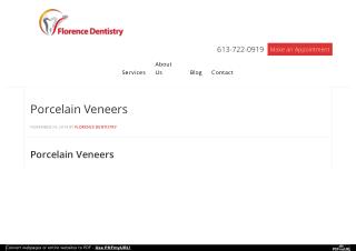 Ottawa Dental Service - Porcelain Veneers