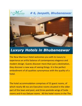 Luxury Hotels in Bhubaneswar