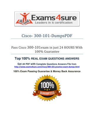 300-101 Exam Questions