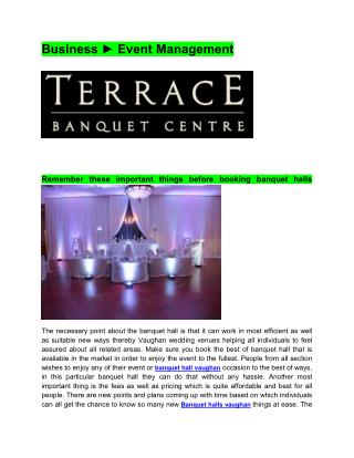 Vaughan wedding venue