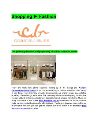 Women's Boutique Hilton Head