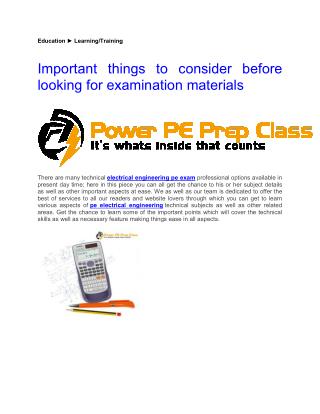 exams for electrical engineers