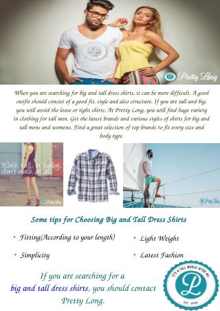 Big and Tall Dress Shirts