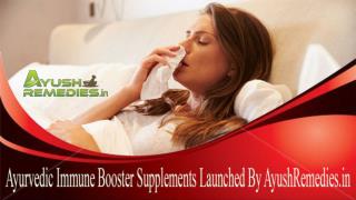 Ayurvedic Immune Booster Supplements Launched By AyushRemedies.in