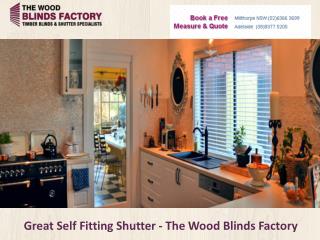 Great Self Fitting Shutter - The Wood Blinds Factory