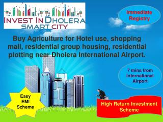 Raw land for sale in Dholera International Airport
