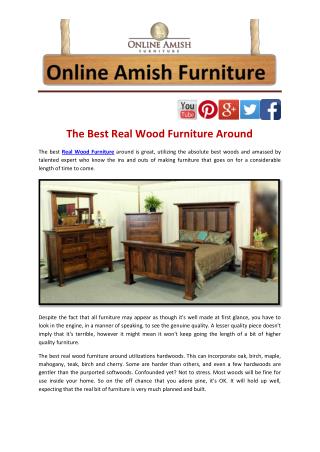 The Best Real Wood Furniture Around
