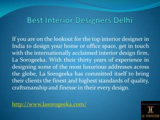 Best Interior Designers Delhi