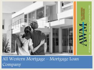 All Western Mortgage | Adjustable Rate Mortgage loan