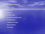 The Sport Promotions Mix public relations advertising publicity Personal selling Internet interactive media Dir