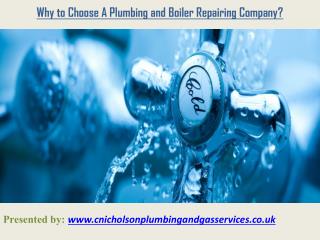 Why to Choose A Plumbing and Boiler Repairing Company?