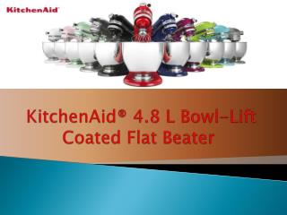 KitchenAid® 4.8 L Bowl-Lift Coated Flat Beater