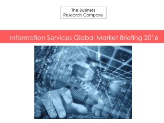 Information Services GMB Report 2016-Characteristics