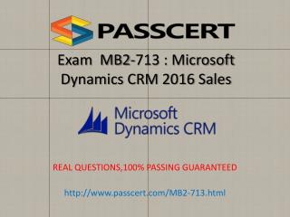 Microsoft MB2-713 practice test download