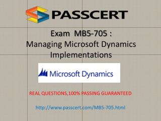 Microsoft MB5-705 exam practice test download