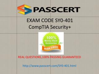 CompTIA Security SY0-401 practice test