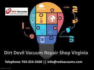 Dirt Devil Vacuum Repair Shop Virginia