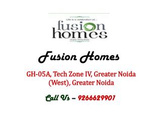 Fusion Homes by Fusion Group Greater Noida – Investors Clinic