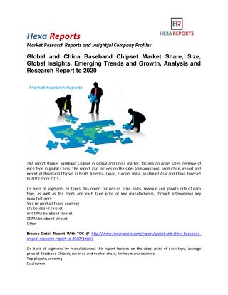 Global and China Baseband Chipset Market Share, Size, Global Insights, Emerging Trends and Growth, Analysis and Research